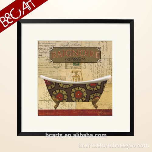 Chinese traditional painting of baignoire
